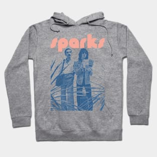 Sparks \//\ Retro 70s Style FanArt Design Hoodie